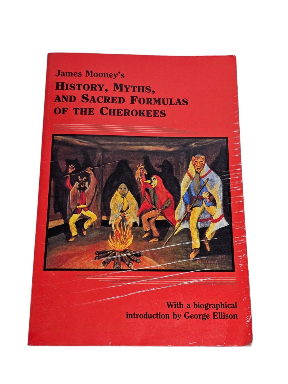 History Myths Sacred Formulas Cherokees James Mooney Native American Book 1992